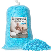 Jecqbor bean bag filler compressed packaging expands to usable volume.