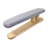 JELIMATE padded ironing board front view, compact design for sleeves and pants.