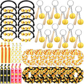 Jexine softball keychains with bat and ball charms for party decor and keepsakes