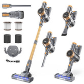 JIEANER cordless vacuum with 30KPa suction powering deep cleaning on floors