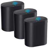 jinligogo 3-pack 5 gallon trash can with lid keeps spaces tidy and organized.