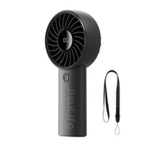 JISULIFE handheld fan with 12-blade turbo for strong airflow