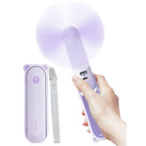 JISULIFE Handheld Fan 8 Plus folded compact mode for effortless carry