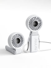 JISULIFE Life7 handheld fan front view for fast personal cooling on the go.