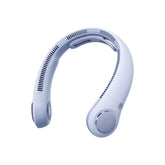 JISULIFE neck fan upgraded front view for portable cooling on the go.
