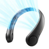 JISULIFE neck fan with wearable design provides hands-free cooling