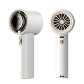 JISULIFE portable fan front view with digital display and wind speed readout.