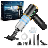 JIXINMIYUE cordless car vacuum showing strong suction for deep car interior cleaning