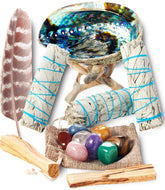 JL Local Sage Smudge Kit with three white sage bundles for cleansing rituals.