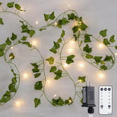 JMEXSUSS 100 LED ivy vines with lights for elegant wall decor.