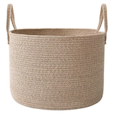 JMvicyroam 65L blanket basket folded for storage, easy to reshape.