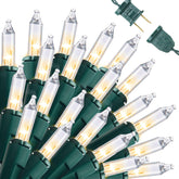 Joiedomi clear Christmas string lights with 200 mini white bulbs for cozy indoor ambiance