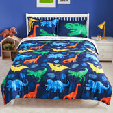 Joiedomi kid twin comforter set with dinosaur bedding for imaginative nights.