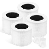 JORAIR Core Mini four-pack filters designed for LEVOIT Core Mini purifier