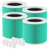 JORAIR HY1800 replacement filter front view showing two-pack compatibility for clean air