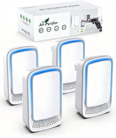 JOSTART plug-in air ionizer purifier in a bedroom for quiet air refresh.