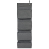 Joyful Moose over-the-door organizer maximizes space behind doors.