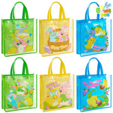 JOYIN Easter tote bags collection with six reusable designs for egg hunts and gifts