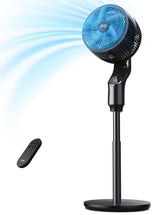 JRD pedestal fan bedroom coverage for whole-room cooling