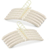 JS HANGER padded hanger, 17-inch length prevents shoulder bumps on sweaters.