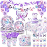 JulyShy butterfly banner glitter adds a festive focal point for your party backdrop