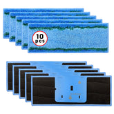 Jusiwow M6 pads compatible with Braava Jet M6 for thorough floor cleaning.