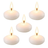 JXDLSQ 48-piece unscented floating candles for elegant 2inch centerpieces