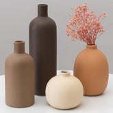JXINDUJU ceramic vase set of 4, small vase for compact bouquets.