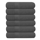 KAHAF COLLECTION gray towels showing plush softness and quick-dry performance for daily use.