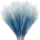 KALYLOC blue gradient pampas grass eight-piece set adds boho charm to living room decor
