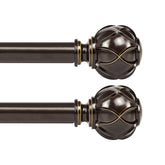 KAMANINA 1-inch curtain rod extended to 28β48 inches for flexible window fit