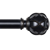 KAMANINA extendable curtain rod fits 32β120 inches for flexible window coverage.