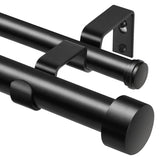 KAMANINA front rod with finials for a sleek window look
