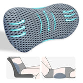 Kasney lumbar pillow provides back support for better posture.