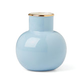 kate spade new york blue Make It Pop small vase displayed with flowers for a cheerful centerpiece