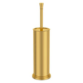 Kaxnuaxu toilet brush and holder set displayed on a bathroom shelf for organized cleaning.