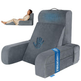Kayfia Reading Pillow backrest at a 45-degree angle for comfortable bed reading
