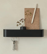 Kazai Tone wall key holder with discreet hidden hooks for tidy entryways.