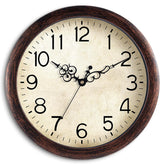 KECYET 14-inch bronze face clock for easy readability from a distance.