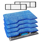 KEEPOW reusable mop pads for Shark VACMOP improve dirt pickup on hard floors.