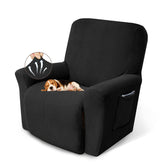 KEKUOU recliner cover with soft jacquard fabric for comfortable protection.