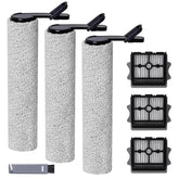 Keluke roller brush for Stretch S6 efficiently picks up debris on hard floors.