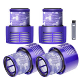 Keluke V10 filters pack for Dyson V10 compatible, boosts suction and filtration efficiency