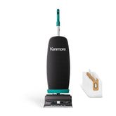 Kenmore BU1001 B200 vacuum in front view showing strong suction for carpets and floors.