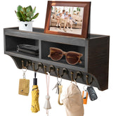 KERESUEDO key holder wall mount with six hooks for organized entryway.