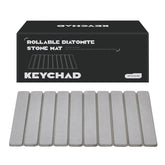 KEYCHAD foldable stone bath mat highlights compact storage and gray style