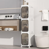KHNR 3-Tier slim cabinet foldable for small spaces.