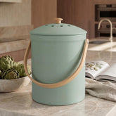 KIBAGA countertop compost bin with lid for easy access and odor containment