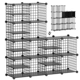 Kiivoena Wire Cube Storage front view showing modular grid design for versatile storage.