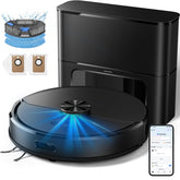 Kilgone robot vacuum with self-emptying dock for effortless maintenance.